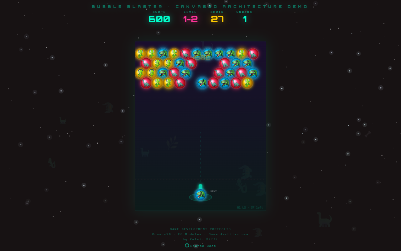 Bubble Blaster em ação